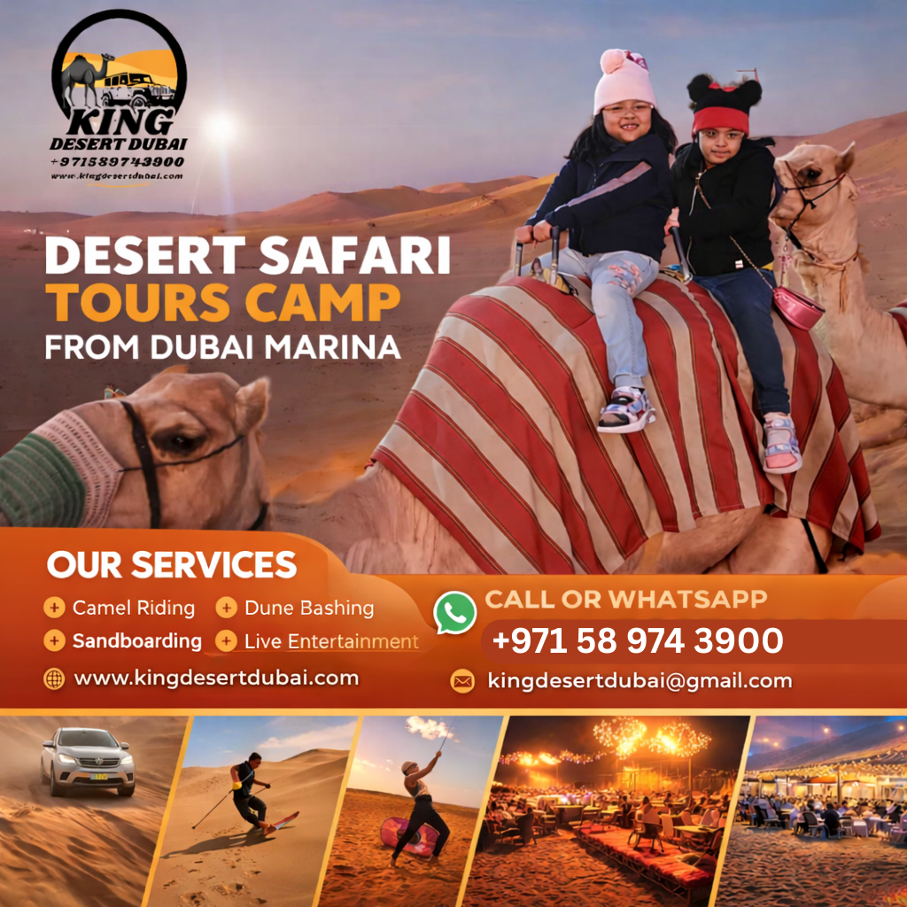 Desert Safari Tours Camp from Dubai Marina