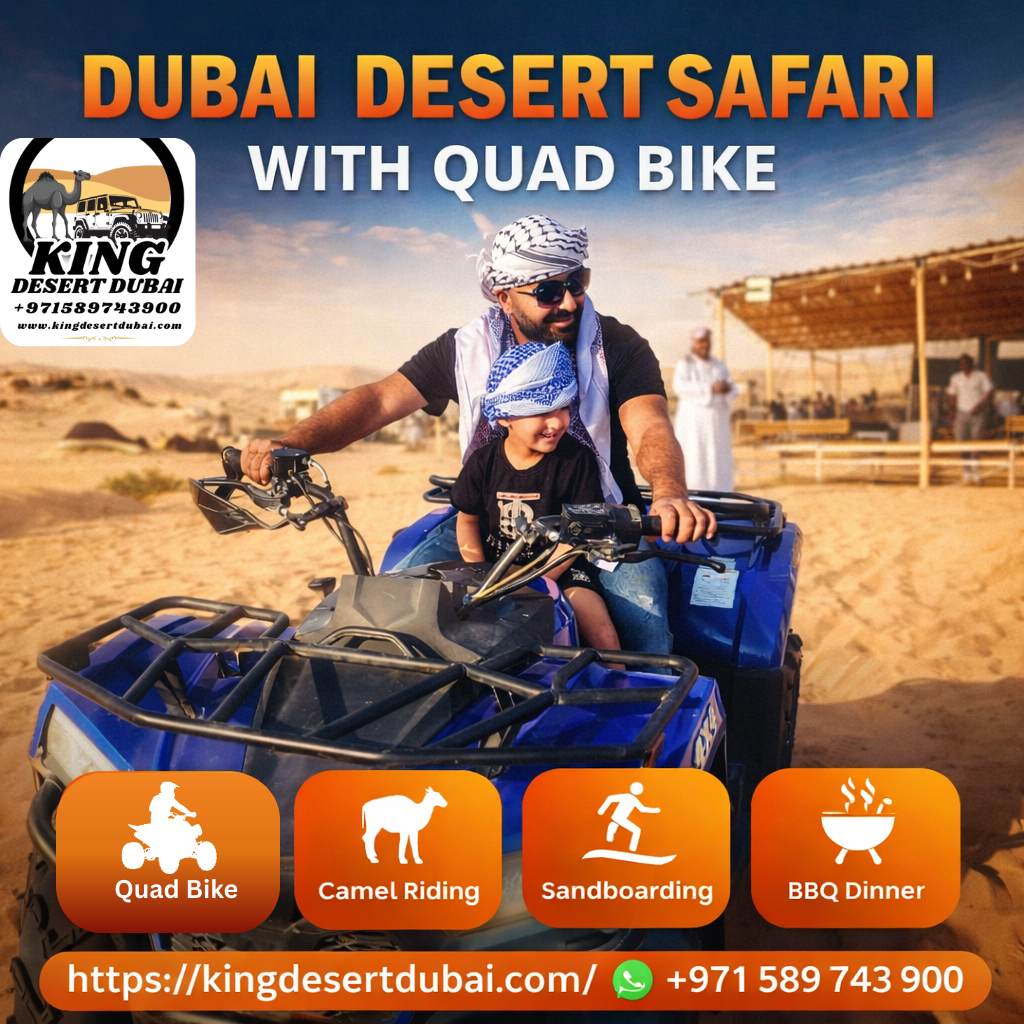 Dubai desert safari with Quad bike