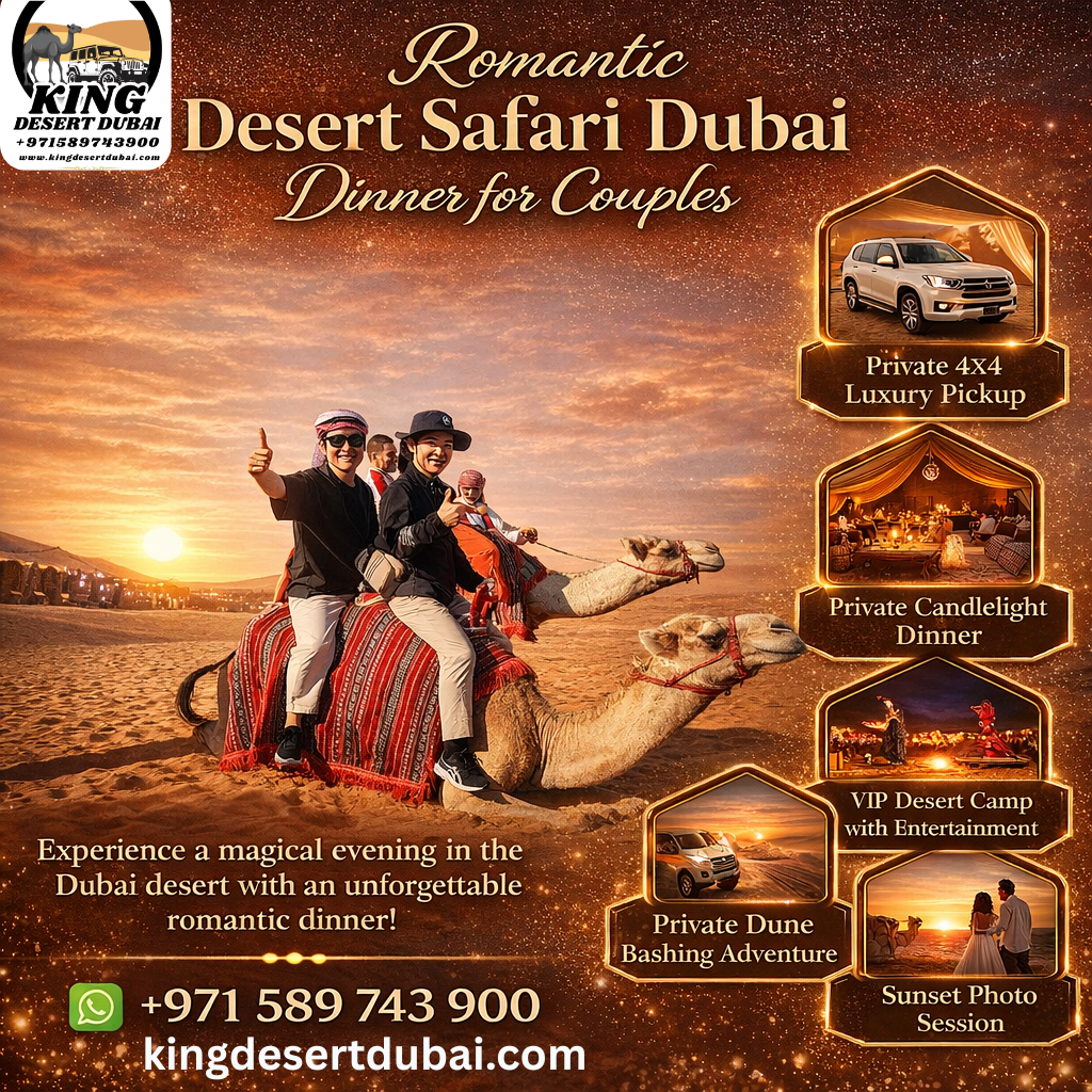 Romantic Desert Safari Dubai Dinner for Couples